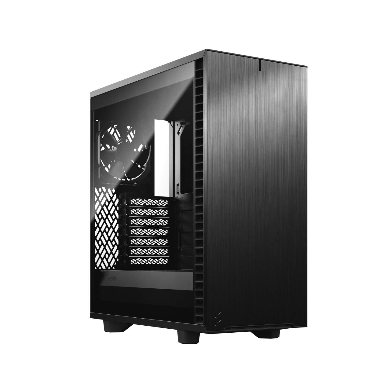 Review: Fractal Design Define 7 Compact – Compact Mid Tower Computer Case ATX High Airflow Sound Dampened Modular Interior 360 Mm Radiator Support USB Type C Light Tint Tempered Glass Side Panel Black