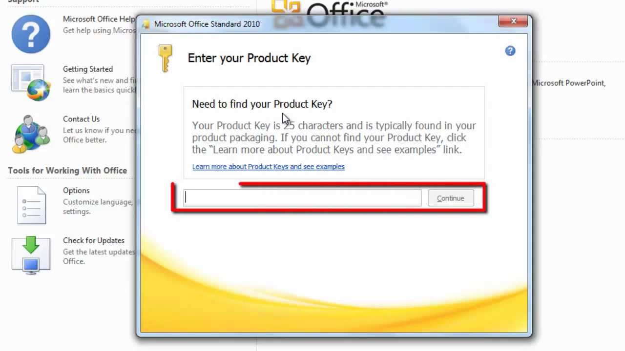 How To Get Microsoft Excel 2010 Product Key Free